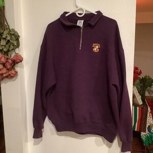 Vintage Vtg monta vista matador Jerzees Super Sweats Size Xl Color Purple